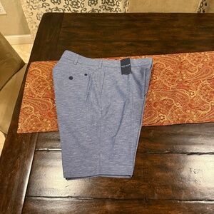 Peter Millar Men's 36 Ocean Blue Surge Linen Blend Performance Short MSRP $130